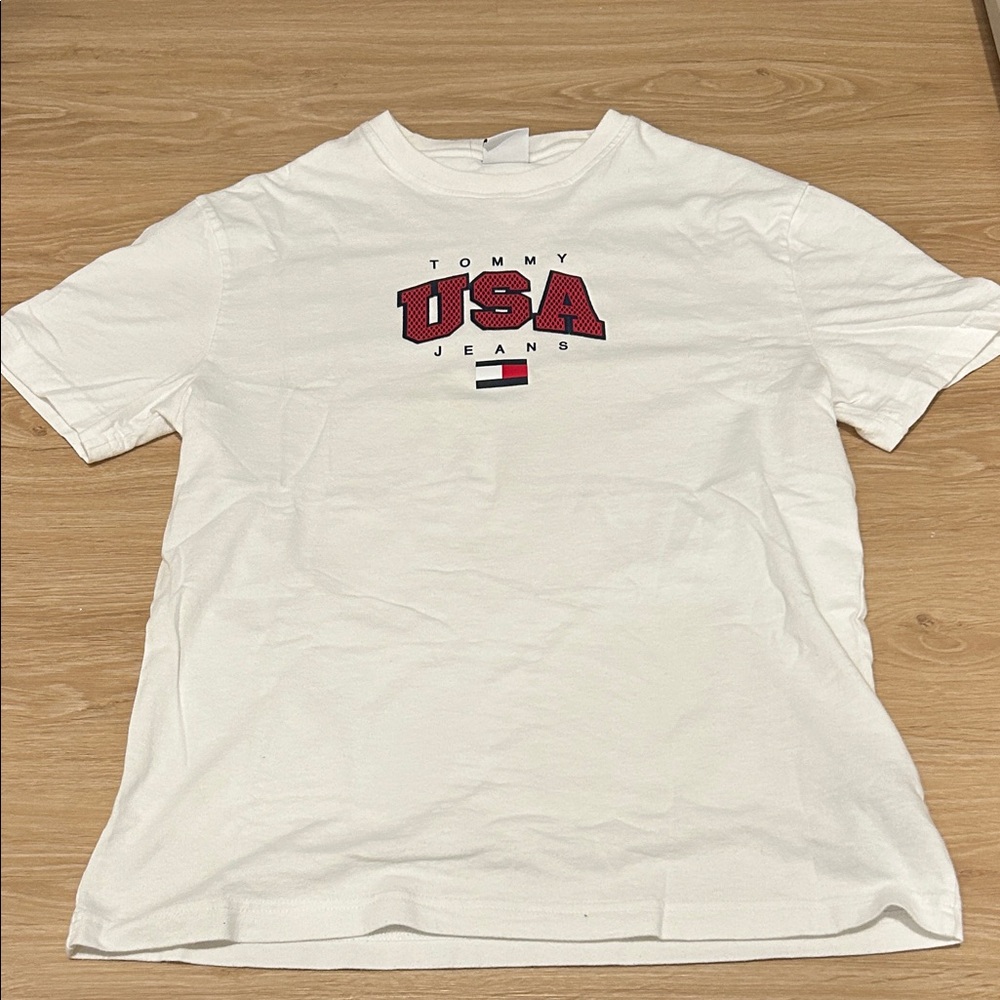 Tommy Hilfiger White USA Graphic Tee